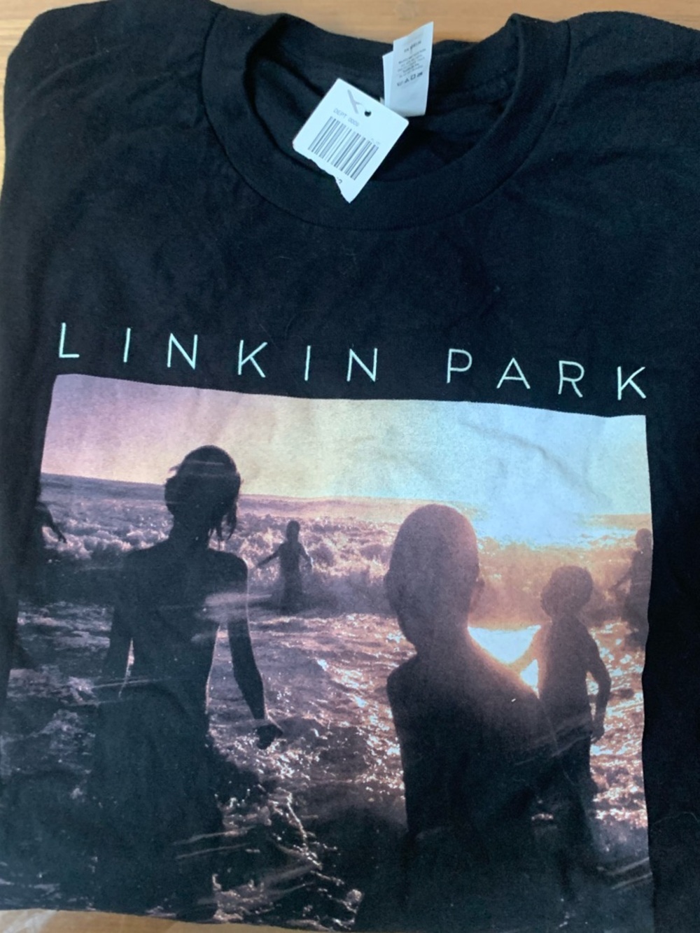 NWT Linkin Park One More Light Band Tee Black Graphic Shirt Size L